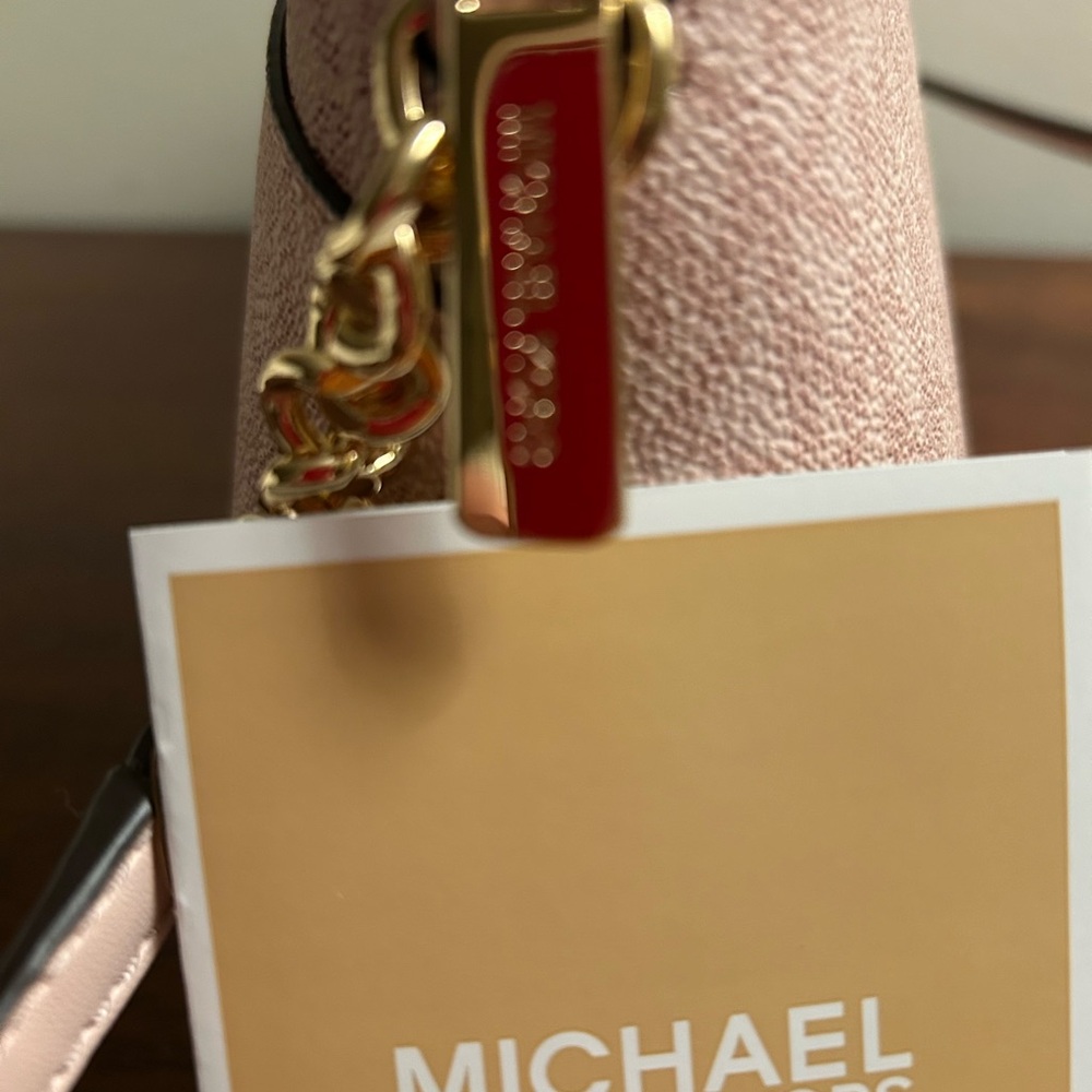 Michael Kors Pink and Gray Crossbody Bag - Picture 5 of 9